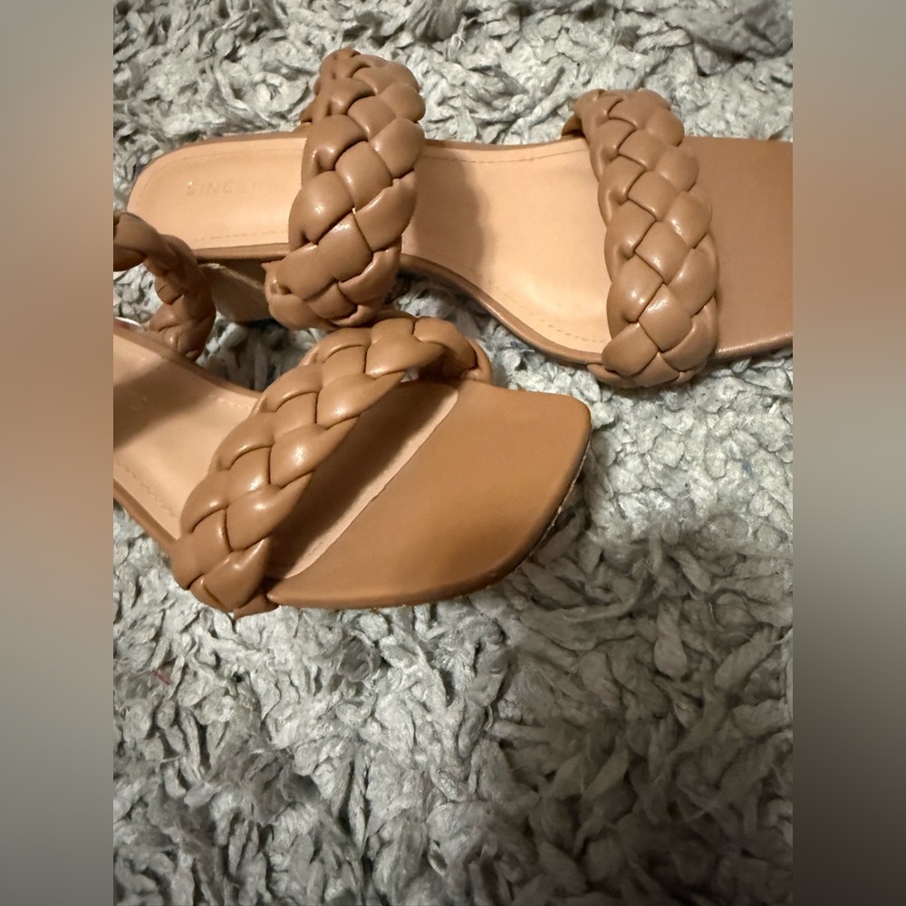 Sincerely Jules Tan Braided Women's Sandals - Picture 5 of 12
